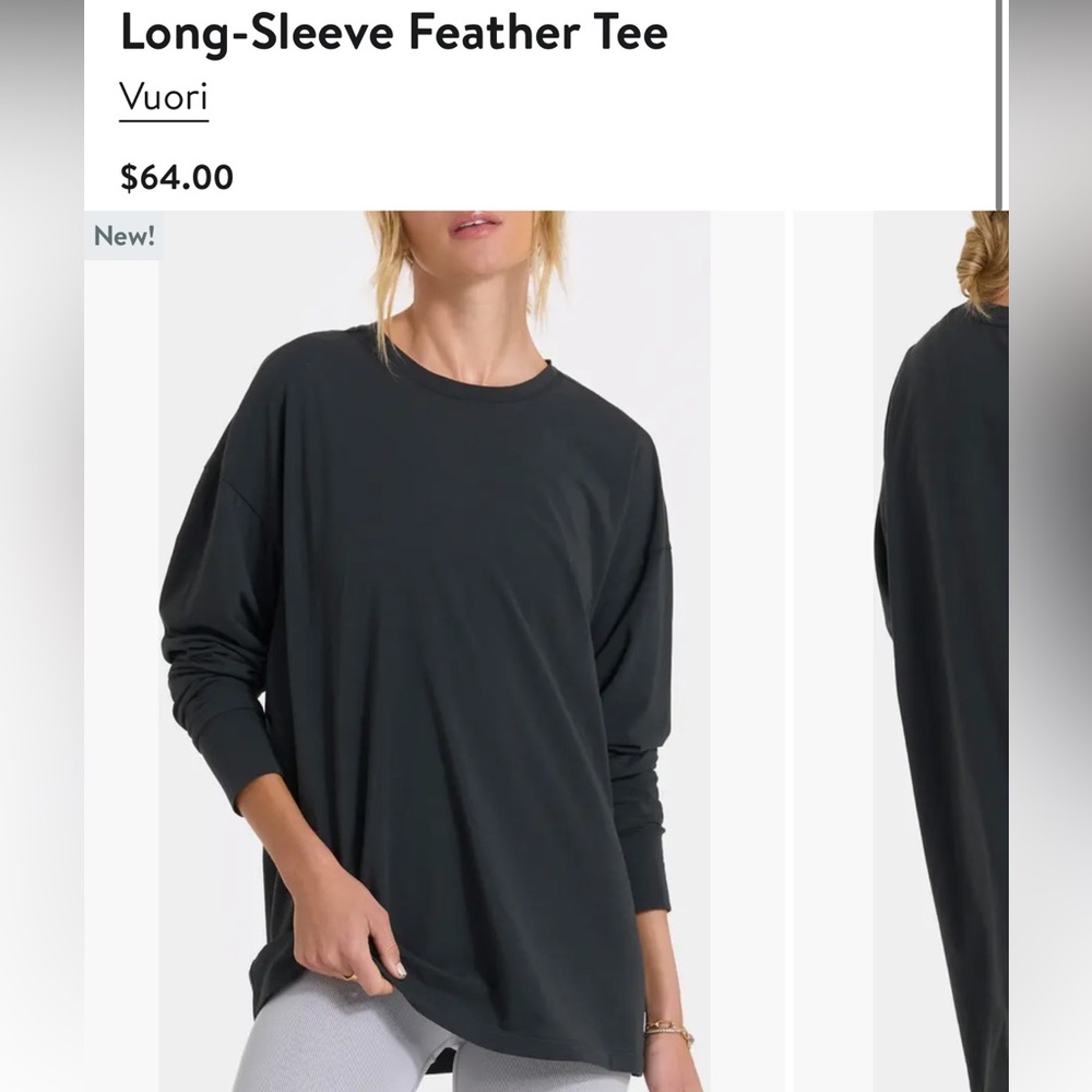 Vuori Long-Sleeve Feather Tee